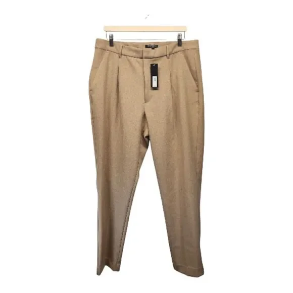 NEW Banana Republic Pleated Beige Pant Size 16 Retails $100 - Picture 2 of 12